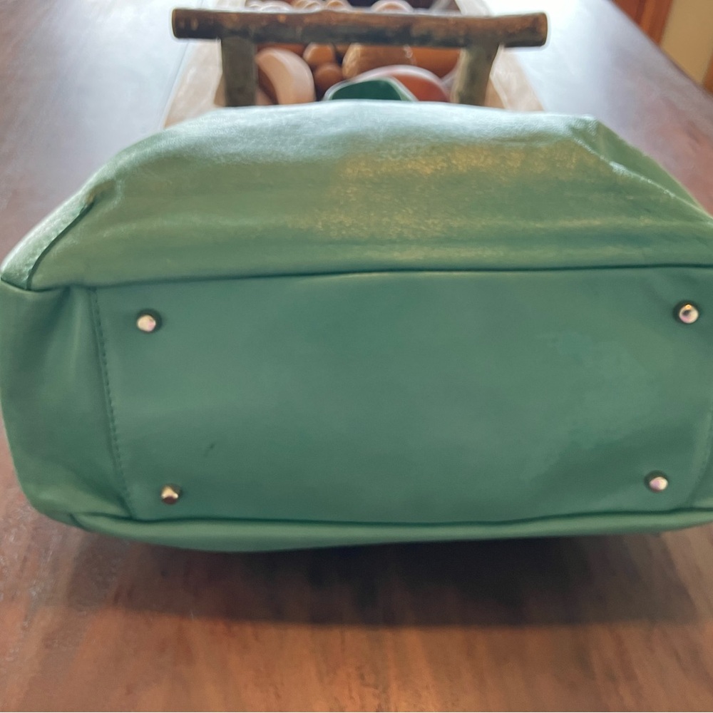 Furla Turquoise Leather Shoulder Bag authentic - Picture 6 of 13